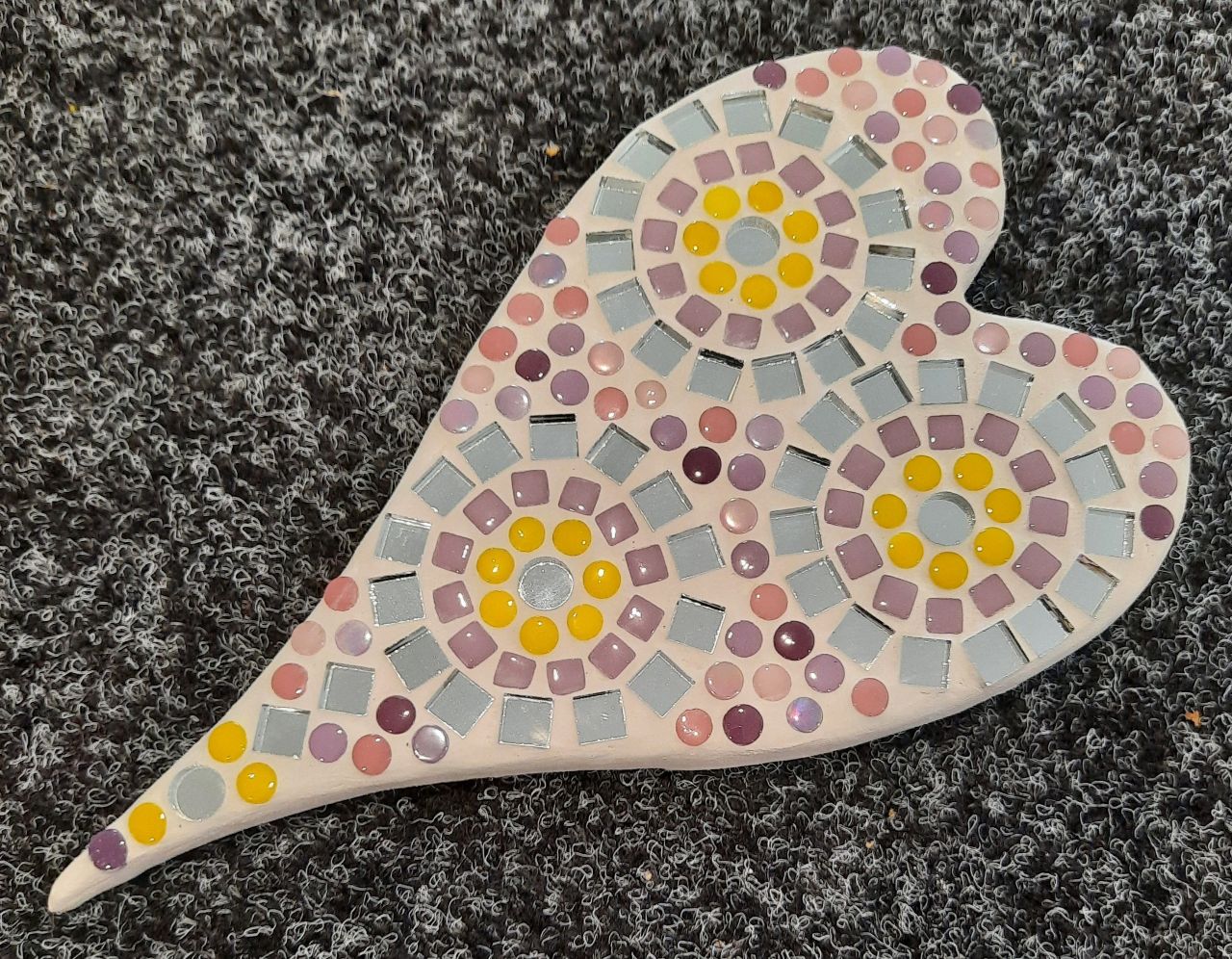 Mosaic Heart kitset LoveMosaics Hawke's Bay Online