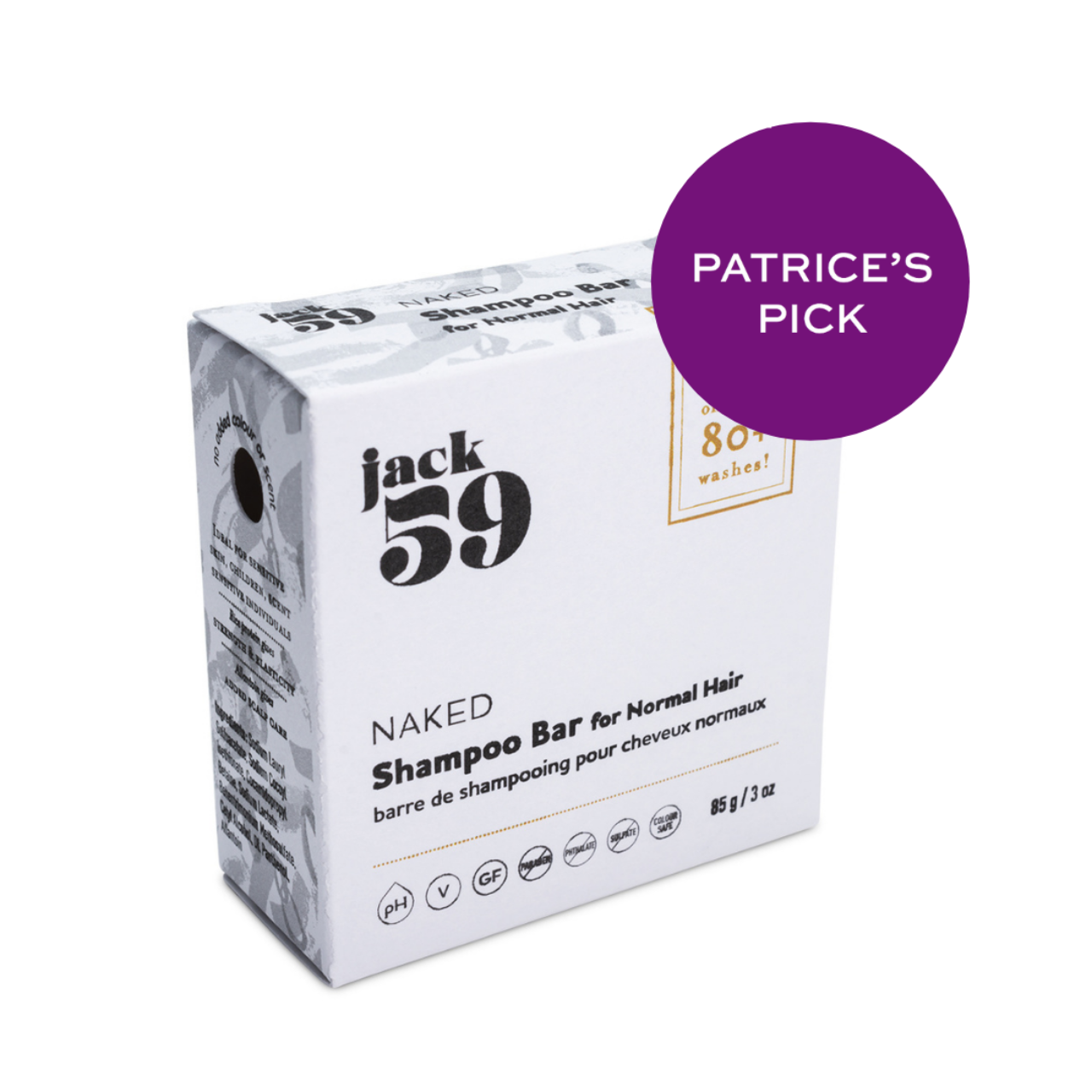 Naked Shampoo Bar by Jack59 Satya Organic Skin Care