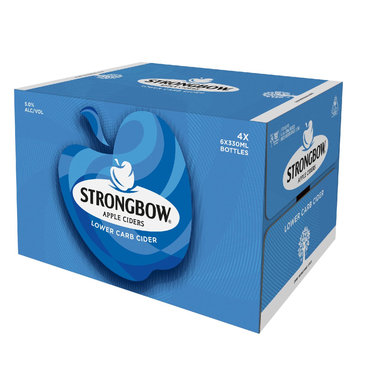 STRONGBOW ORIGINAL APPLE CIDER LOW CARB 330ML BOTTLES