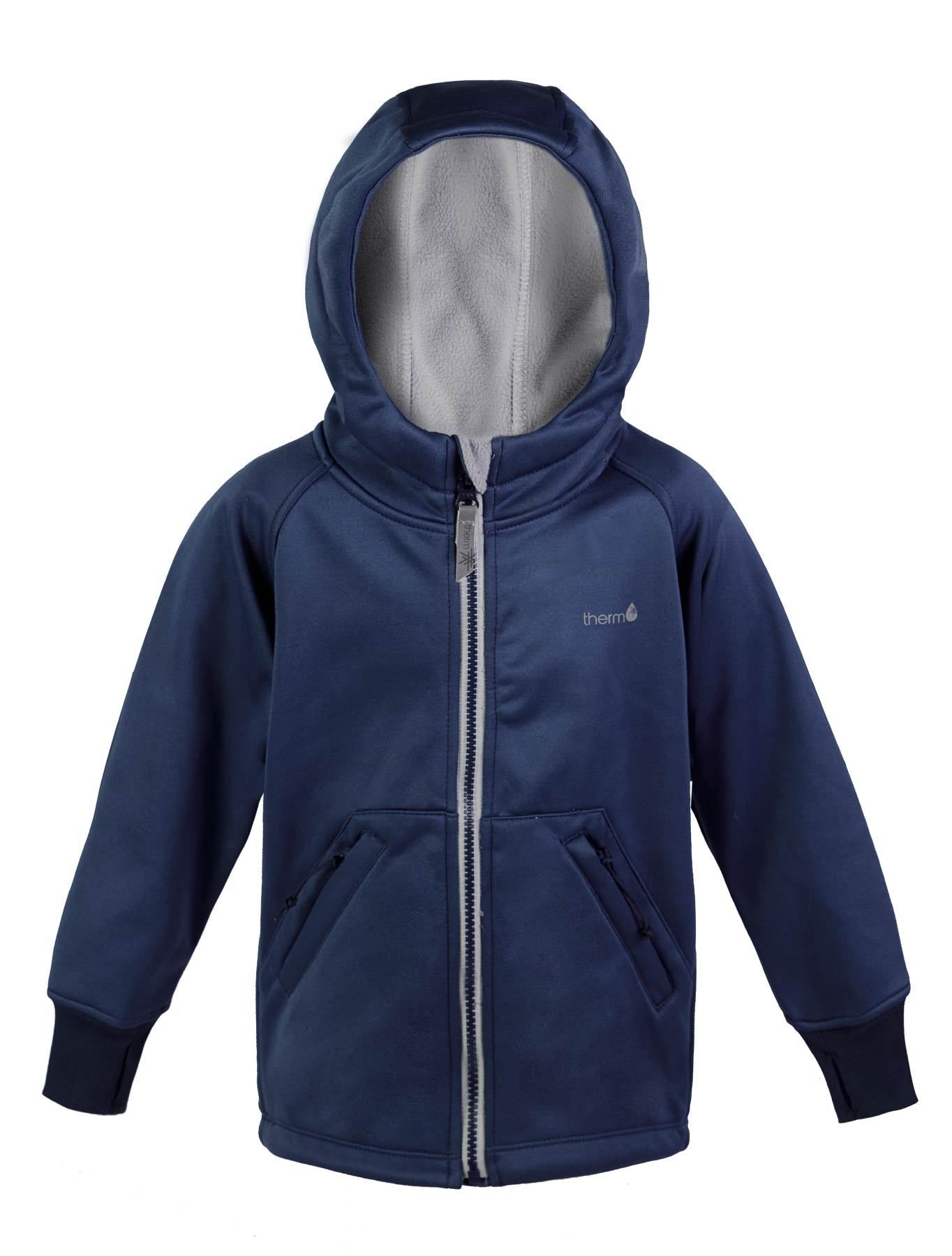 Waterproof & Windproof AllWeather Hoodie Navy Therm